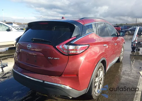 2016 Nissan Murano Sv from USA, damaged, VIN 5N1AZ2MHXGN110522